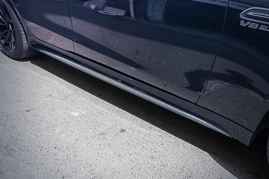 2019+ Mercedes Benz AMG GT63/S 4Door Coupe X290 Carbon Fiber Side Skirts
