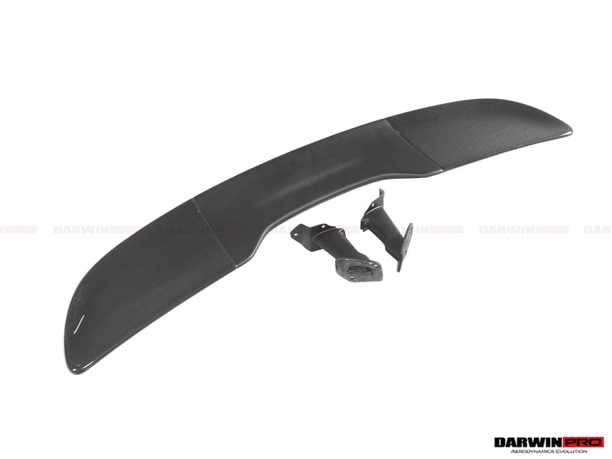 2015-2020 McLaren 540C/570S/570GT 600LT-Style Partial Carbon Fiber Rear Bumper with Diffuser and Trunk Spoiler and Engine Trunk and Exhaust