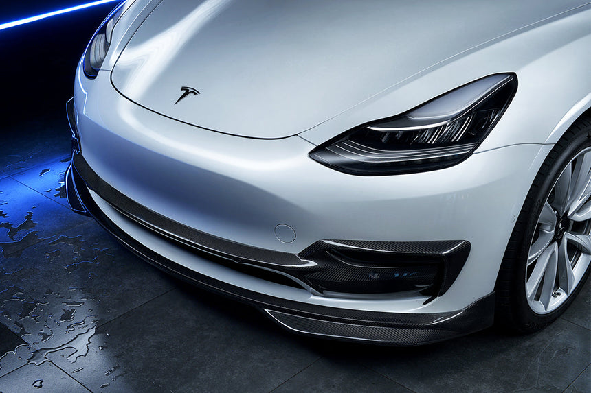 2017-2023 Tesla Model 3 IMP Performance Carbon Fiber Middle Front Lip
