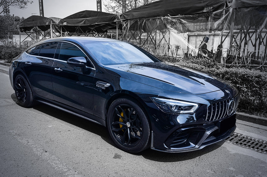 2019+ Mercedes Benz AMG GT63/S 4Door Coupe X290 Carbon Fiber Middle Front Lip