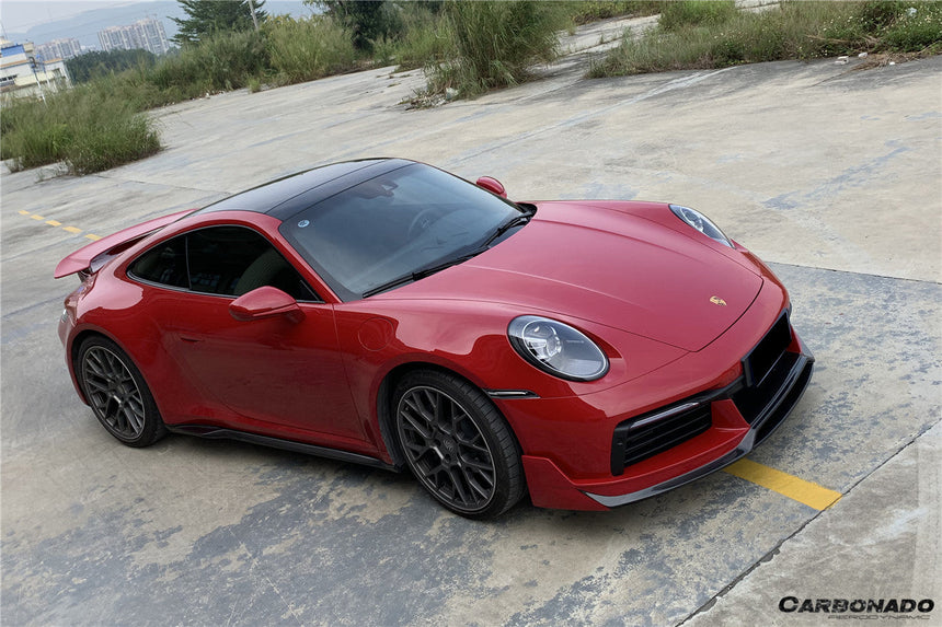 2019-2023 Porsche 911 992 Carrera/S/4/4S/Targa/Cabriolet WP Style Dry Carbon Fiber Side Skirts