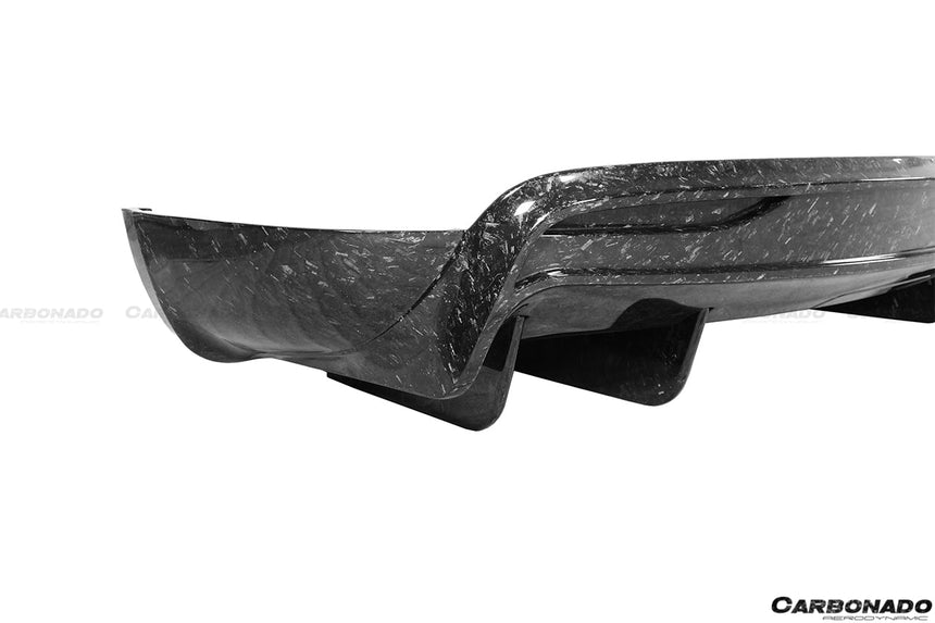 2016-2018 Tesla X SUV RZS Style Carbon Fiber Rear Diffuser