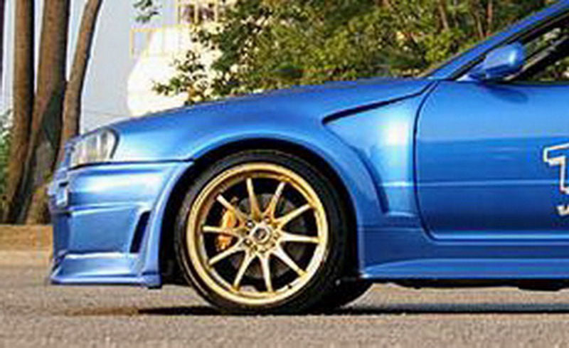 Nissan Skyline R34 GTR (1998-2005)- CF/FRP DO Style Front Fender