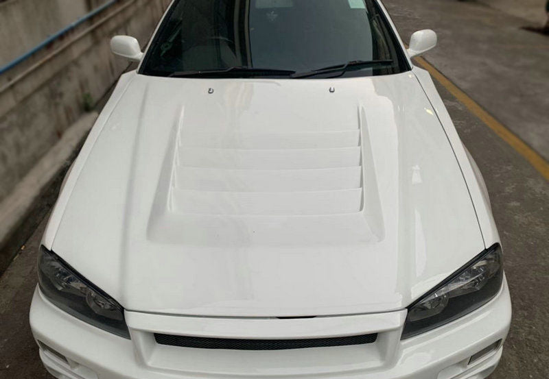 Nissan Skyline R34 GTT GTR conversion kit NIS type hood (Can only fitted with conversion front bumper)