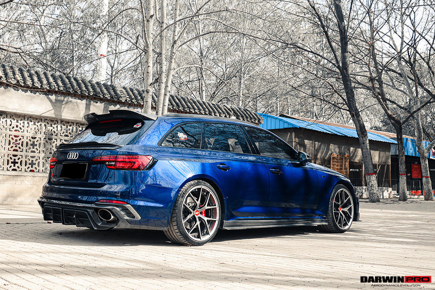 2017-2024 Audi RS4 B9 B9.5 & 2017-2019 S4 B9 BKSS Style Rear Decklid Spoiler