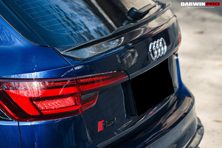 2017-2024 Audi RS4 B9 B9.5 & 2017-2019 S4 B9 BKSS Style Rear Decklid Spoiler