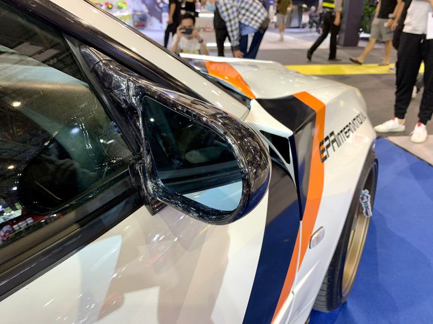 Nissan Skyline R34 GTR ER34 Aero CF/FRP Mirror (Right Hand Drive Vehicle)