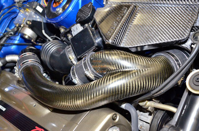 Nissan Skyline R34/R33/R32 GTR (1998-2005)- Dry Carbon Fiber Y-Pipe Inlet (RB26DETT Engines)
