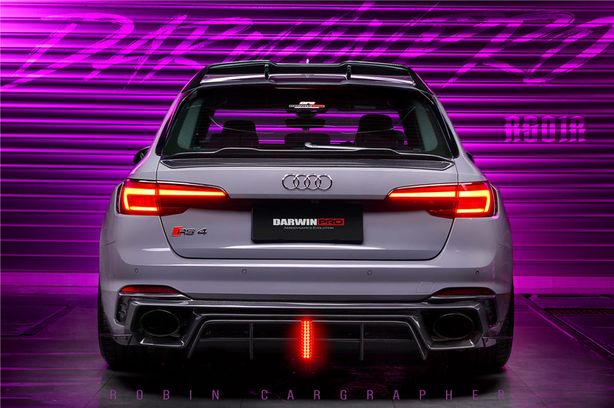 2017-2024 Audi RS4 B9 B9.5 & 2017-2019 S4 B9 BKSS Style Rear Decklid Spoiler