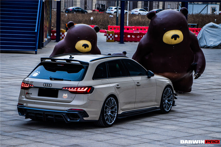 2017-2024 Audi RS4 B9 BKSS Style Rear Diffuser w/ Caps