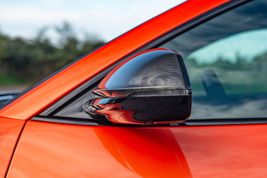 2018-2022 Lamborghini URUS Convert 2023 Performante Dry Carbon Fiber Mirror Housing (No BSA holes)