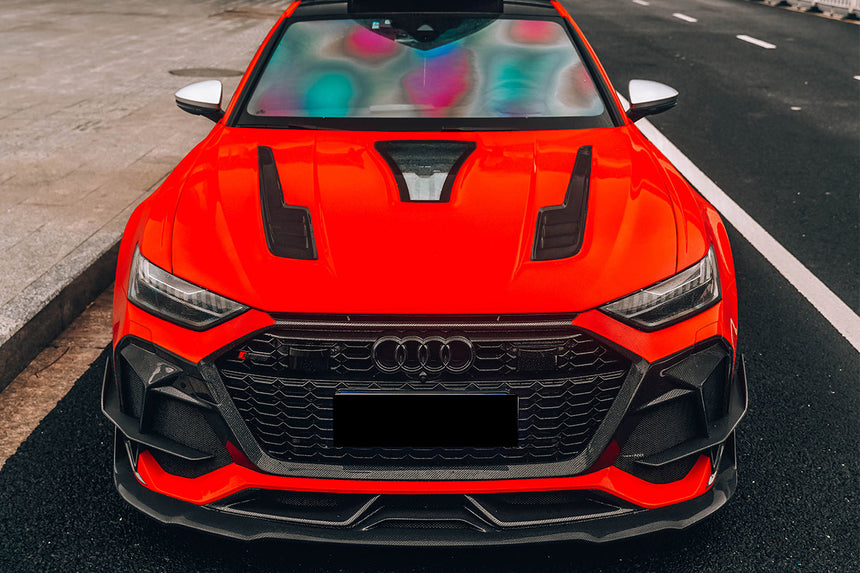 2019-2023 Audi RS6 Avant C8 IMP Performance Partial Carbon Fiber Hood