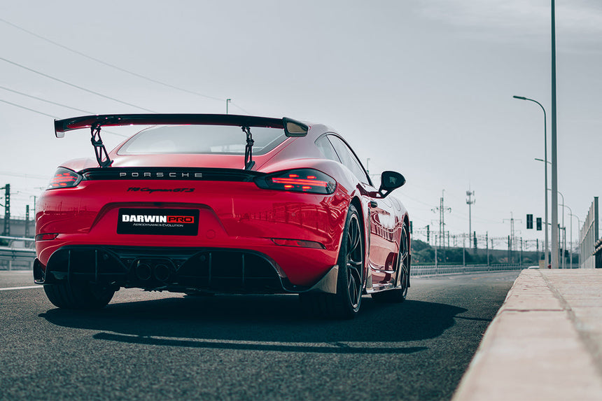 2016-2023 Porsche 718 Cayman/Boxster BKSS Style Partial Carbon Fiber Full Body Kit