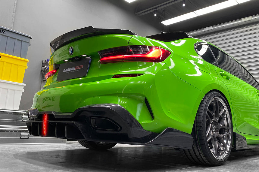 2019-2023 BMW 3 Series G20/G28 BKSS Style Carbon Fiber Rear Diffuser