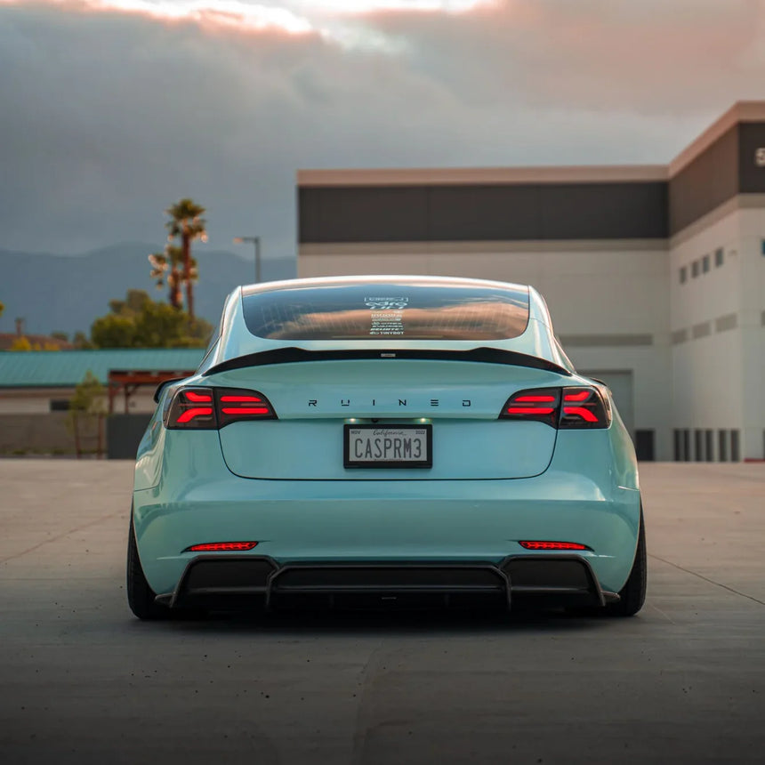TESLA MODEL 3 CARBON FIBER SPOILER V2
