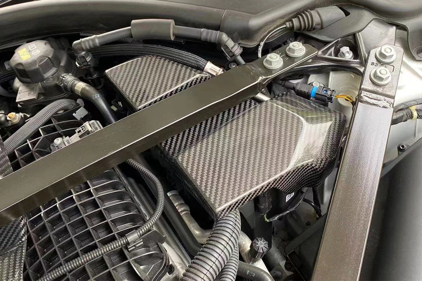 2021-UP BMW M3 G80 M4 G82/G83 DRY Carbon Fiber Fuse Cover