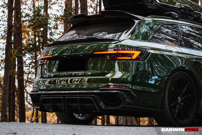 2017-2024 Audi RS4 B9 BKSS Style Rear Diffuser w/ Caps