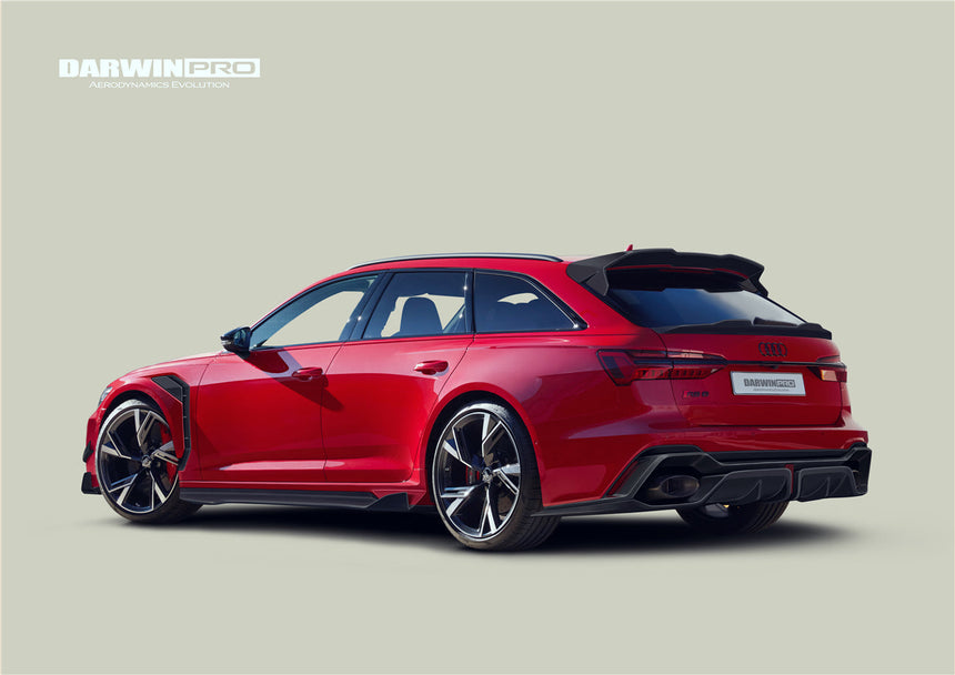 2019-2022 Audi RS6 Avant C8 BKSS Style Rear Diffuser