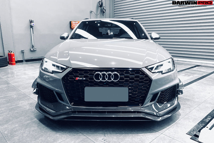 2017-2019 Audi RS4 B9 BKSS Style Front Canards