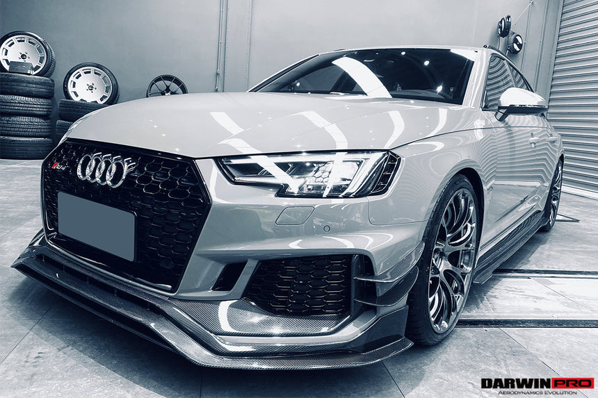 2017-2019 Audi RS4 B9 BKSS Style Front Lip