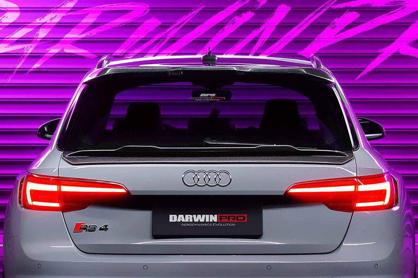 2017-2024 Audi RS4 B9 B9.5 & 2017-2019 S4 B9 BKSS Style Rear Decklid Spoiler