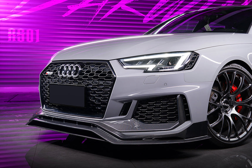 2017-2019 Audi RS4 B9 BKSS Style Front Lip