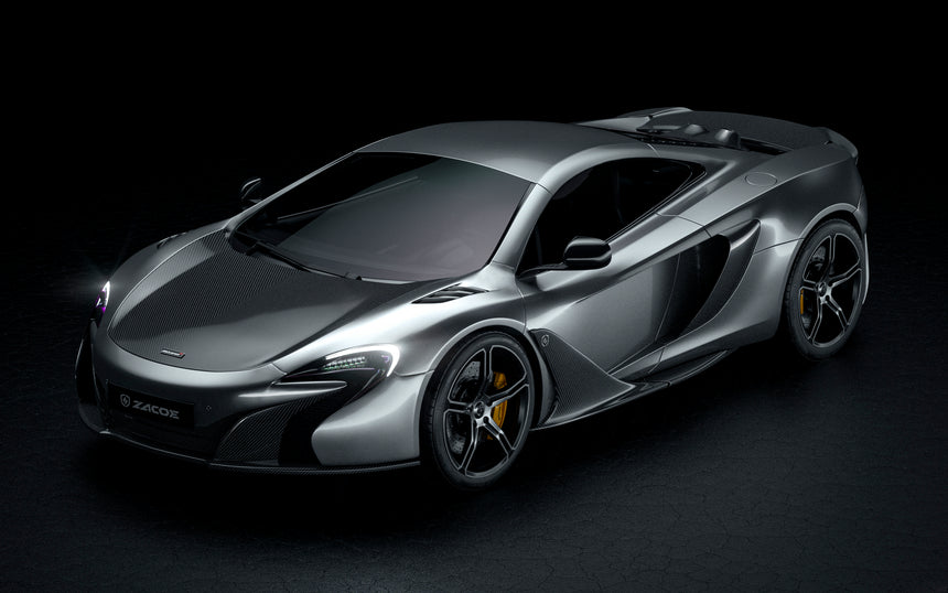 McLaren 650S Dry Carbon Fiber Fiber Front Bumper OEM - Zacoe