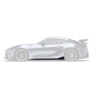 TOYOTA GR SUPRA CARBON FIBER SIDE SKIRTS V1