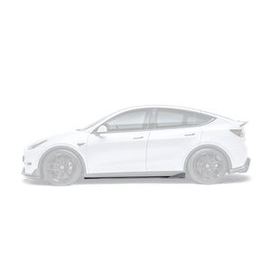 TESLA MODEL Y CARBON FIBER SIDE SKIRTS V2