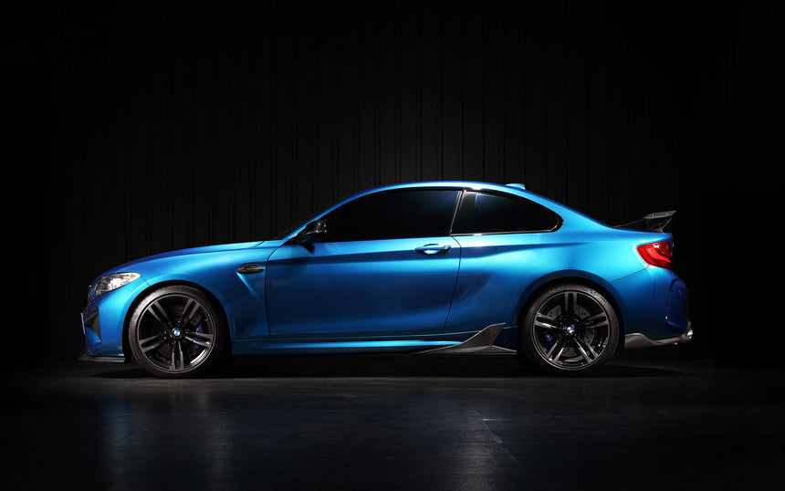 BMW M2 - F87 Dry Carbon Fiber Side Skirts - Zacoe