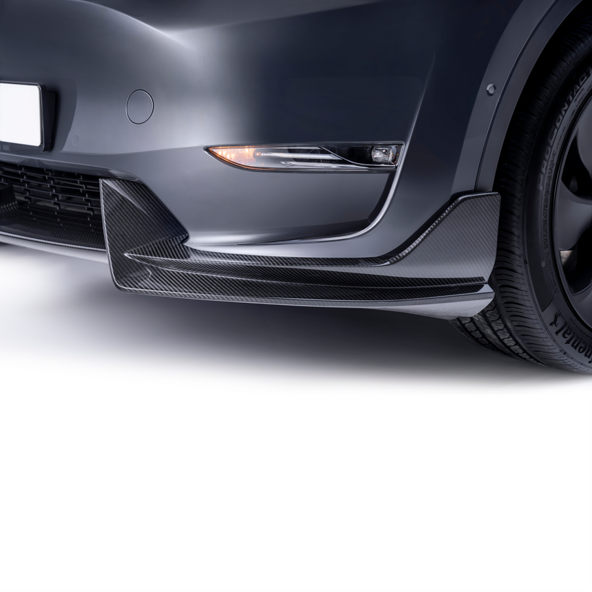 TESLA MODEL Y PREPREG FRONT LIP V1