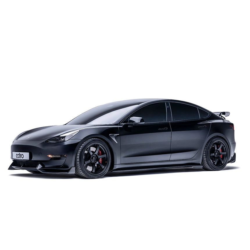 TESLA MODEL 3 CARBON FIBER SIDE CAMERA COVERS