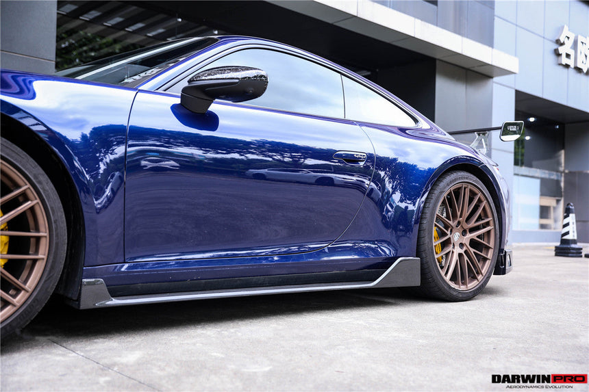 2019-2023 Porsche 911 992 Carrera S/4/4S/Targa/Cabriolet BKSS Style Side Skirts