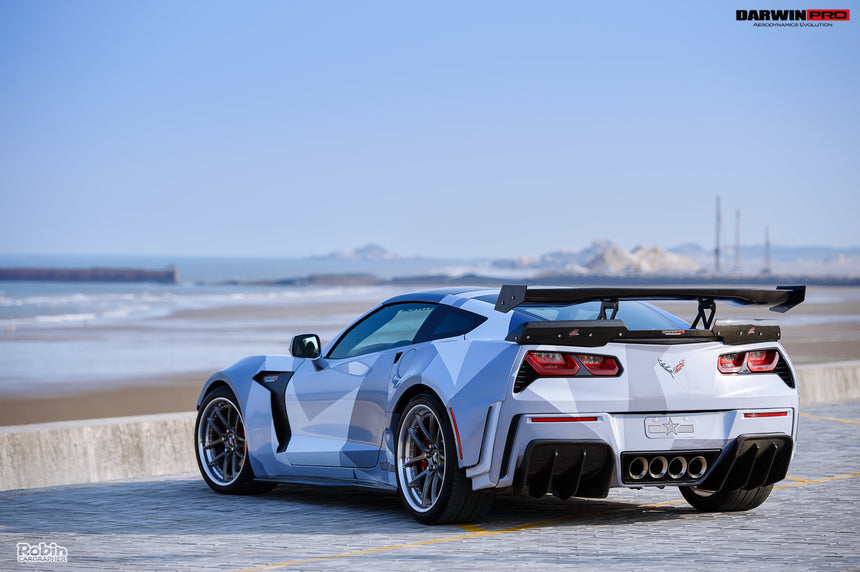 2013-2019 Corvette C7 Z51 Grandsport Z06 BKSS Style Trunk Spoiler