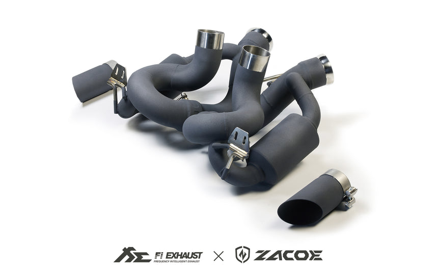 McLaren 650S Dry Carbon Fiber Fiber Volcano Conversion Kit Hood & Exhaust   - Zacoe