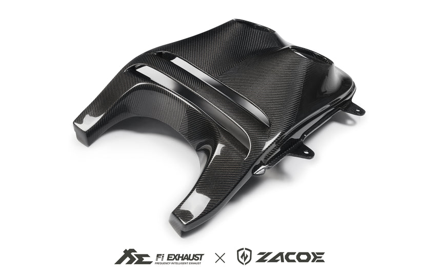 McLaren 650S Dry Carbon Fiber Fiber Volcano Conversion Kit Hood & Exhaust   - Zacoe