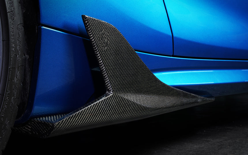 BMW M2 - F87 Dry Carbon Fiber Side Skirts - Zacoe