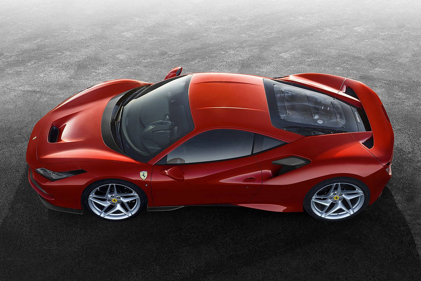 2019-2023 Ferrari F8 Coupe OE Style Autoclave Carbon Fiber Engine compartment outside cover