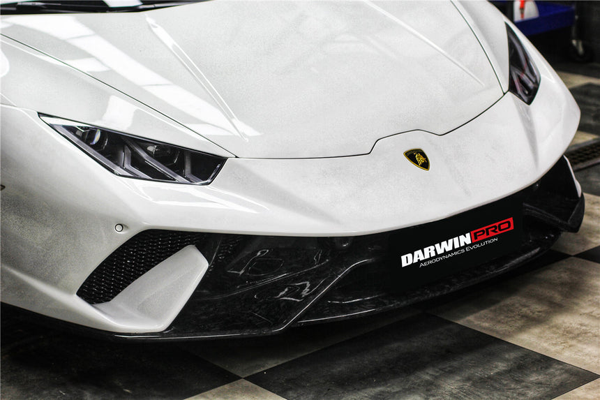 2015-2020 Lamborghini Huracan LP610/LP580/EVO Performante Style Partial Carbon Front Bumper