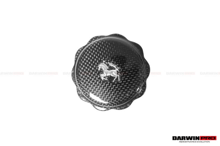 2010-2026 Ferrari (ALL MODELS) Autoclave Carbon Fiber Oil Cap cover DarwinPRO (OE)