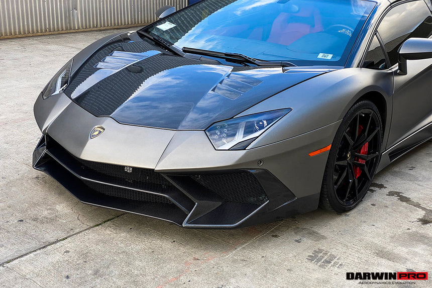2011-2021 Lamborghini Aventador LP700 LP740 Coupe/Roadster SV Style Front Bumper