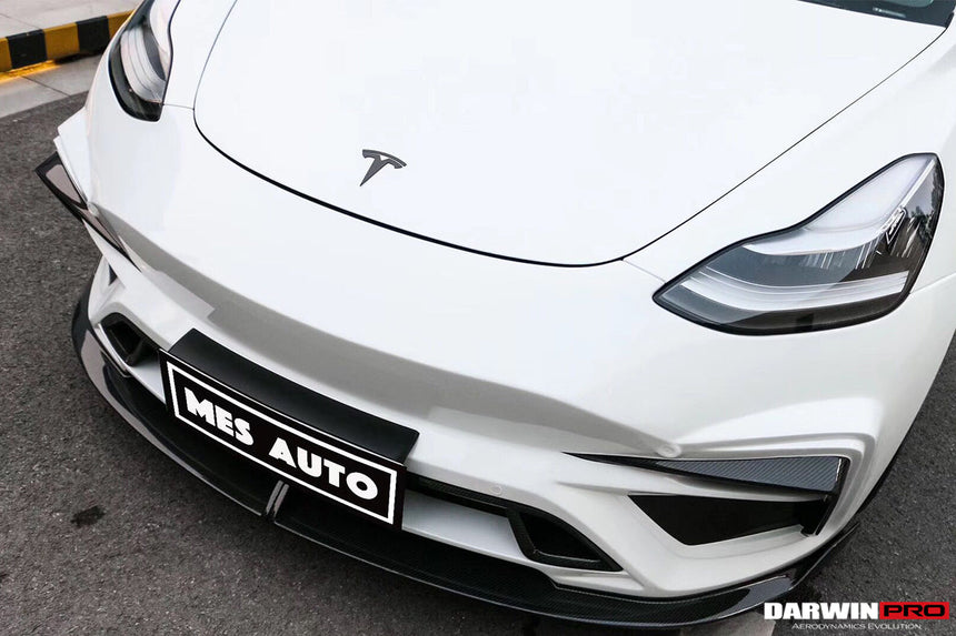 2017-2023 Tesla Model 3 IMP Performance Partial Carbon Fiber Front Bumper
