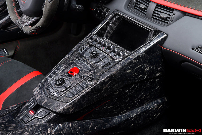 2013-2016 Lamborghini Aventador LP700 Roadster Carbon Fiber Center Control Surround Panel