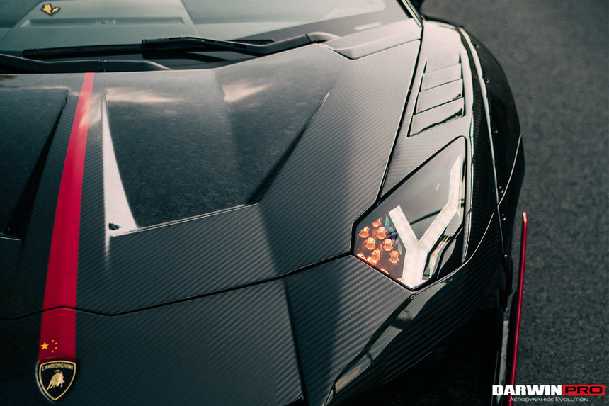 2011-2016 Lamborghini Aventador LP700 Coupe SV-BKSSII Style Wide body Carbon Fiber Aero Full Kit