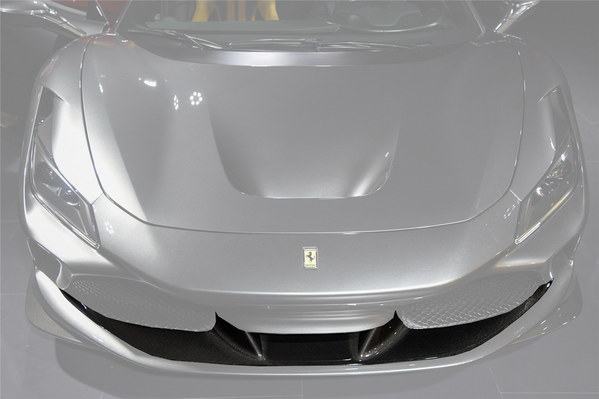 2019-2023 Ferrari F8 OEM Style Autoclave Carbon Fiber Front Lip Splitter