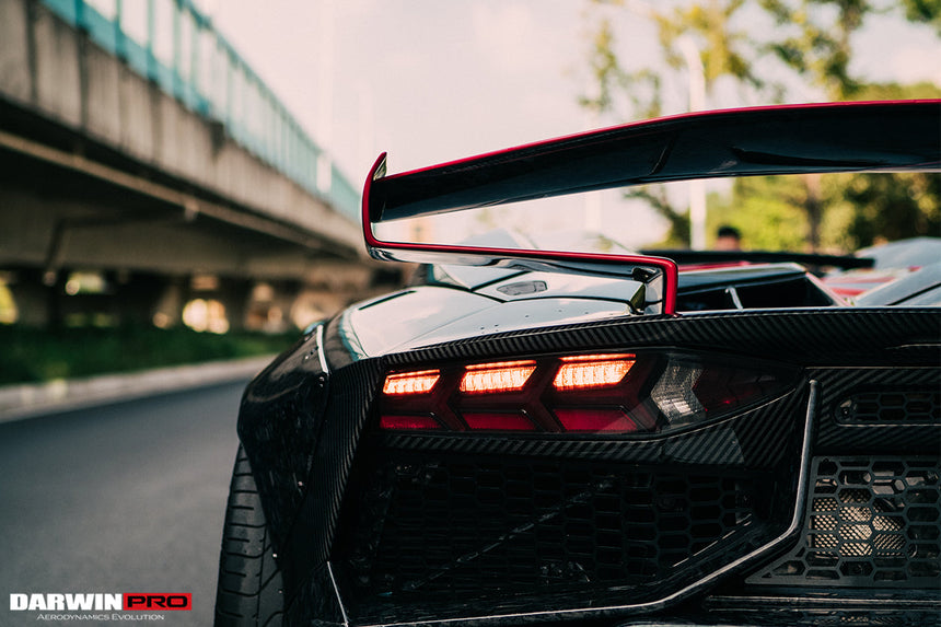 2011-2016 Lamborghini Aventador LP700 Roadster SV-BKSSII Style Wide Body Carbon Fiber Aero Full Kit