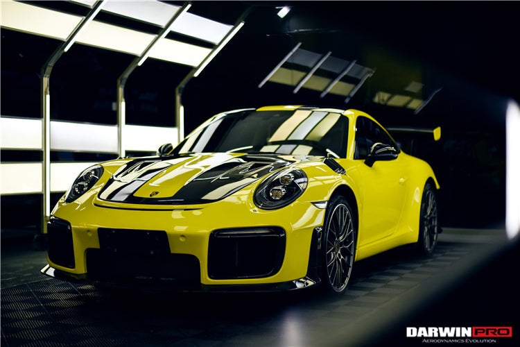 2016-2019 Porsche 911 991.2 Carrera /Targa 4/4S GT2RS Style Partial Carbon Fiber Front Bumper