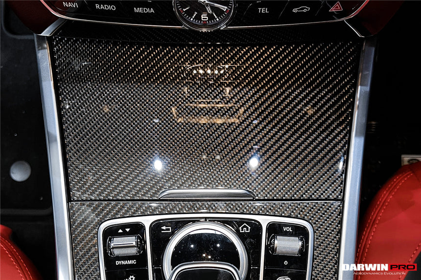 2019-2023 Mercedes Benz W464 G550 G63AMG G-Class Dry Carbon Fiber Center Console Replacement