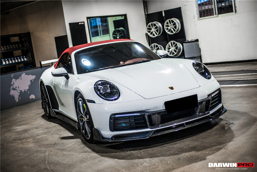2019-2023 Porsche 911 992 Carrera S/4/4S/Targa/Cabriolet BKSS Style Front Middle Lip