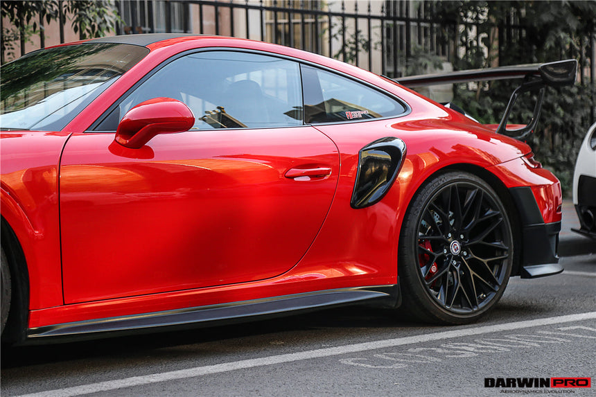 2016-2019 Porsche 911 991.2 Carrera /S GT2RS Style GT2RS Carbon Fiber Side Skirts